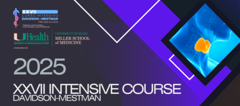 XXVII Curso Intensivo Davidson-Mestman, Diabetes, Endocrinology and Cardiometabolic Diseases Banner